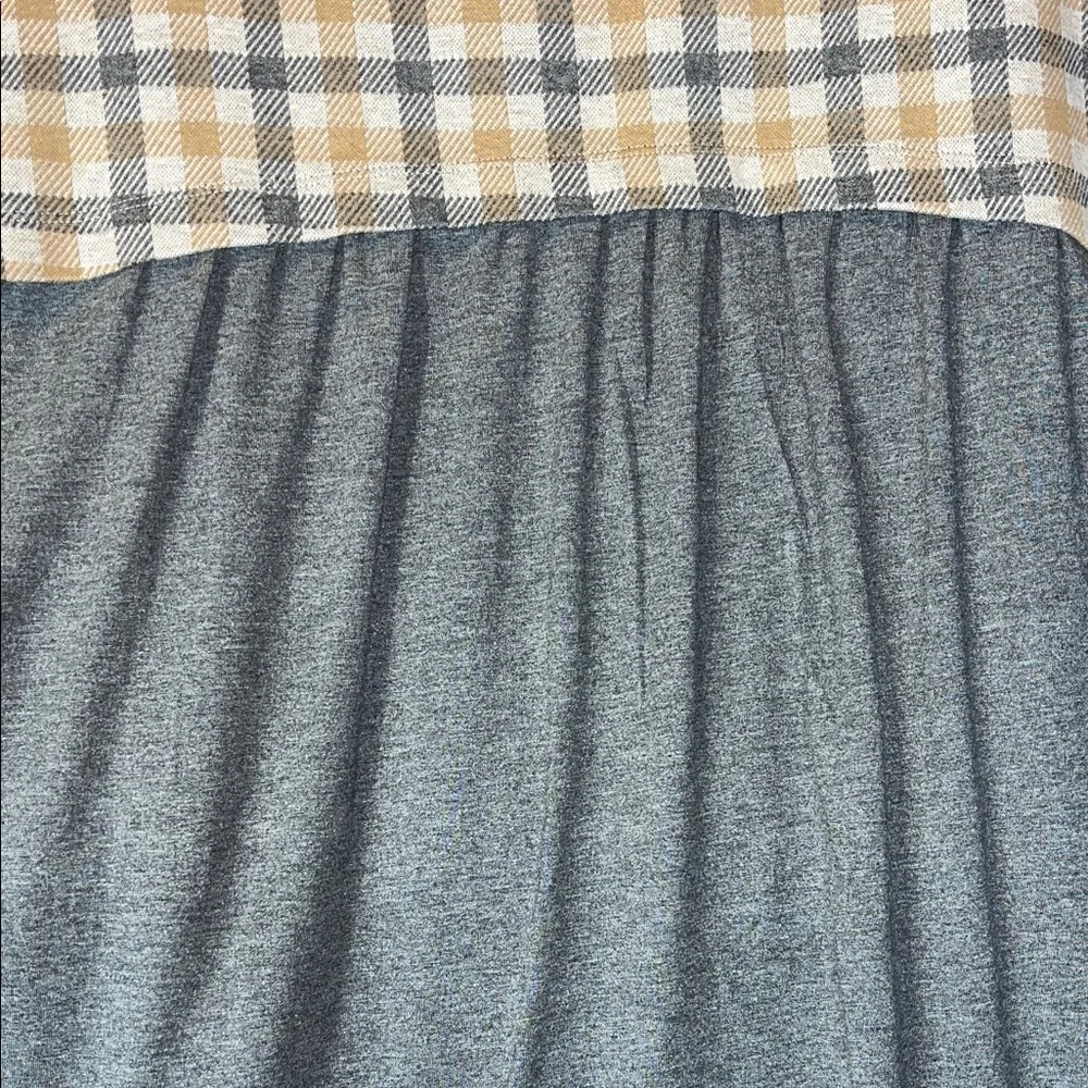 J. Jill Plaid Short Sleeve Dress multi media Sz 2X - Picture 8 of 10